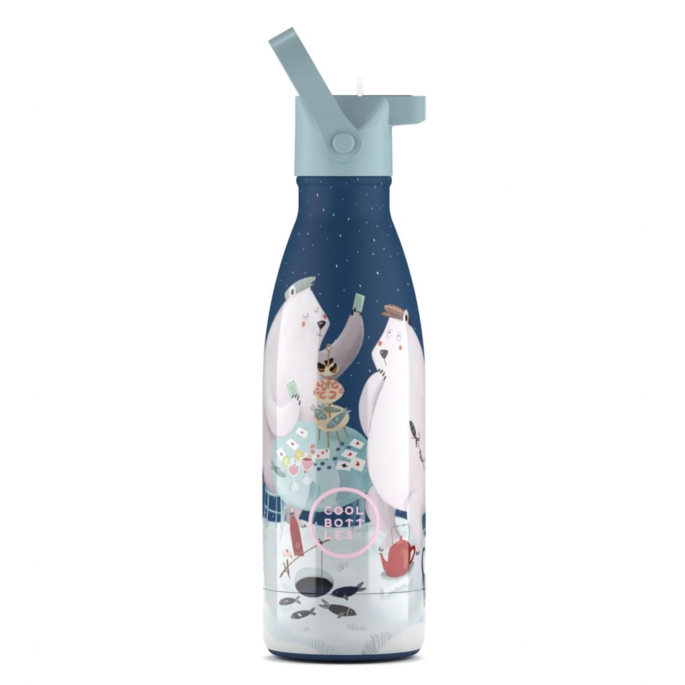Cool Bottles - Ανοξέιδωτο Μπουκάλι Θερμός Polar Bears 350ml Cool Bottles - Ανοξέιδωτο Μπουκάλι Θερμός Polar Bears 350ml