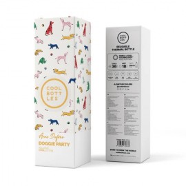 Cool Bottles - Ανοξέιδωτο Μπουκάλι Θερμός Doggie Party 500ml
