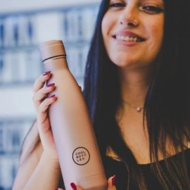 Cool Bottles - Ανοξέιδωτο Μπουκάλι Θερμός Metallic Rose 500ml