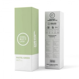 Cool Bottles - Ανοξέιδωτο Μπουκάλι Θερμός Pastel Green 500ml