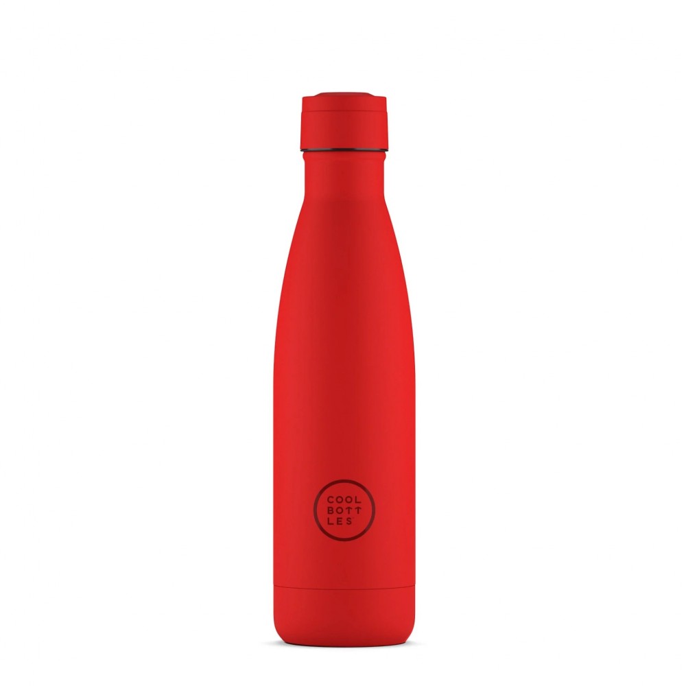 Cool Bottles - Ανοξέιδωτο Μπουκάλι Θερμός Vivid Red 500ml