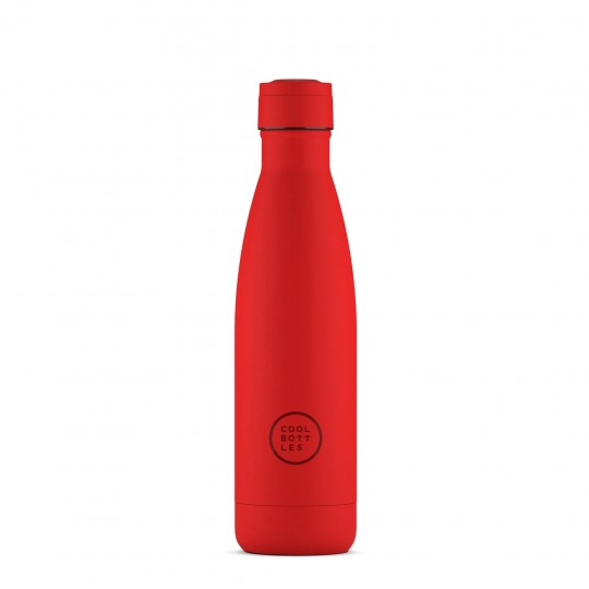 Cool Bottles - Ανοξέιδωτο Μπουκάλι Θερμός Vivid Red 500ml