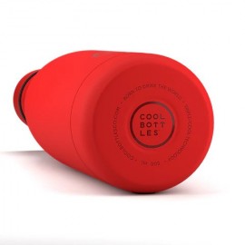 Cool Bottles - Ανοξέιδωτο Μπουκάλι Θερμός Vivid Red 500ml