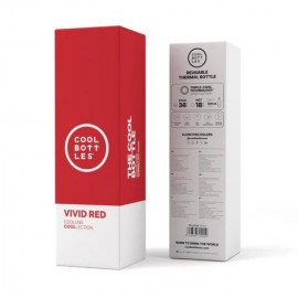 Cool Bottles - Ανοξέιδωτο Μπουκάλι Θερμός Vivid Red 500ml