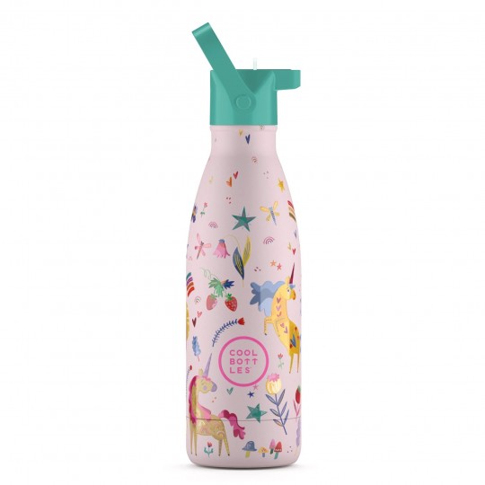 Cool Bottles - Ανοξέιδωτο Μπουκάλι Θερμός Funny Unicorns 350ml