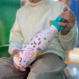Cool Bottles - Ανοξέιδωτο Μπουκάλι Θερμός Funny Unicorns 350ml