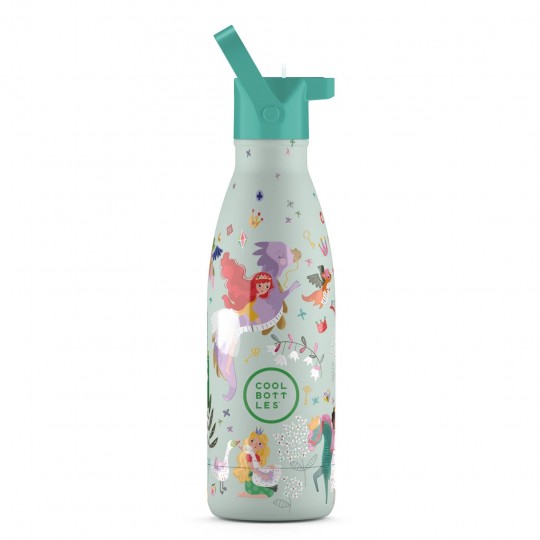 Cool Bottles - Ανοξέιδωτο Μπουκάλι Θερμός Princess Kingdom 350ml Cool Bottles - Ανοξέιδωτο Μπουκάλι Θερμός Princess Kingdom 350ml