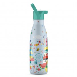 Cool Bottles - Ανοξέιδωτο Μπουκάλι Θερμός Candy Land 350ml