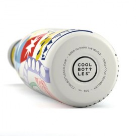 Cool Bottles - Ανοξέιδωτο Μπουκάλι Θερμός Electric Garden 500ml