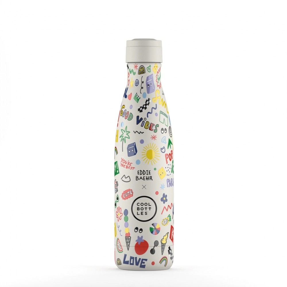 Cool Bottles - Ανοξέιδωτο Μπουκάλι Θερμός Good Vibes 500ml Cool Bottles - Ανοξέιδωτο Μπουκάλι Θερμός Good Vibes 500ml