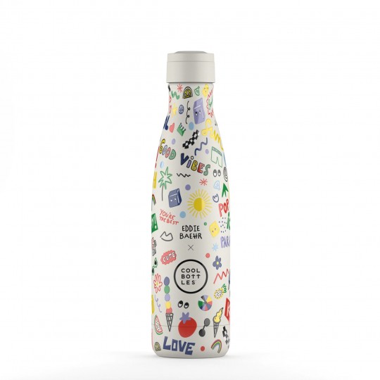 Cool Bottles - Ανοξέιδωτο Μπουκάλι Θερμός Good Vibes 500ml Cool Bottles - Ανοξέιδωτο Μπουκάλι Θερμός Good Vibes 500ml