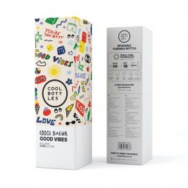 Cool Bottles - Ανοξέιδωτο Μπουκάλι Θερμός Good Vibes 500ml Cool Bottles - Ανοξέιδωτο Μπουκάλι Θερμός Good Vibes 500ml