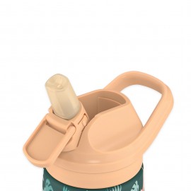 Cool Bottles - Καπάκι & Βουρτσάκι Για Μπουκάλι Kiddie 350ml Peach