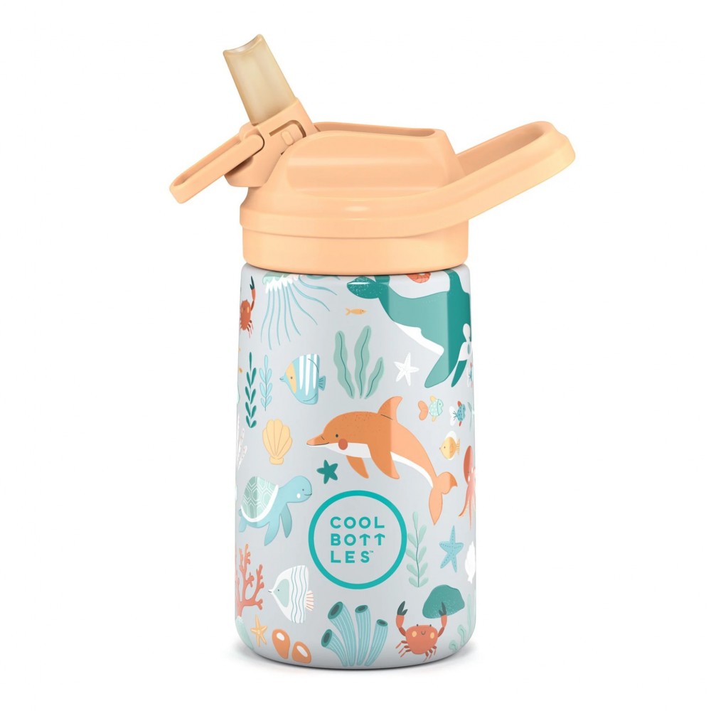 Cool Bottles - Παιδικό Παγούρι Θερμός Kiddies Underwater World 350ml Cool Bottles - Παιδικό Παγούρι Θερμός Kiddies Underwater World 350ml