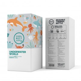 Cool Bottles - Παιδικό Παγούρι Θερμός Kiddies Underwater World 350ml Cool Bottles - Παιδικό Παγούρι Θερμός Kiddies Underwater World 350ml