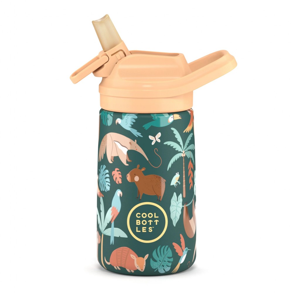Cool Bottles - Παιδικό Παγούρι Θερμός Kiddies Rainforest Refuge 350ml Cool Bottles - Παιδικό Παγούρι Θερμός Kiddies Rainforest Refuge 350ml