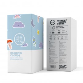 Cool Bottles - Παιδικό Παγούρι Θερμός Kiddies Rainbow Clouds 350ml