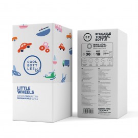 Cool Bottles - Παιδικό Παγούρι Θερμός Kiddies Little Wheels 350ml