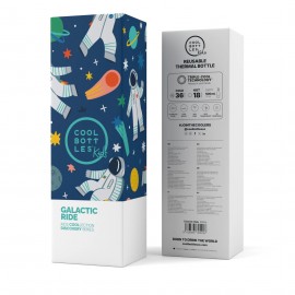 Cool Bottles - Ανοξείδωτο Μπουκάλι Θερμός Galactic Ride 500ml