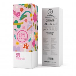 Cool Bottles - Ανοξείδωτο Μπουκάλι Θερμός Bug LIfe 500ml