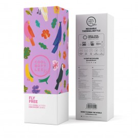 Cool Bottles - Ανοξείδωτο Μπουκάλι Θερμός Fly Free 500ml Cool Bottles - Ανοξείδωτο Μπουκάλι Θερμός Fly Free 500ml