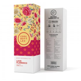Cool Bottles - Ανοξέιδωτο Μπουκάλι Θερμός Love Flamenco 500ml
