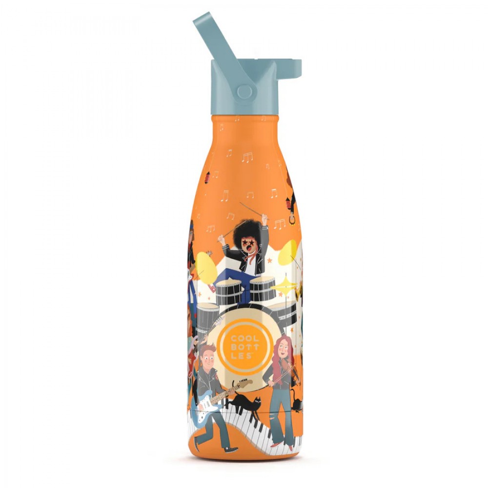 Cool Bottles - Ανοξείδωτο Μπουκάλι Θερμός Music Beat 500ml