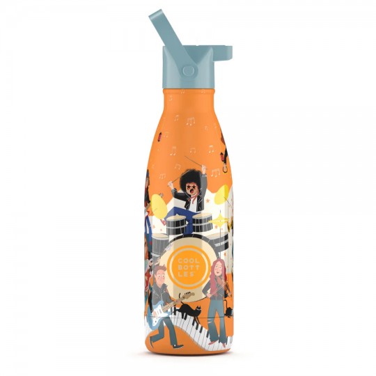 Cool Bottles - Ανοξείδωτο Μπουκάλι Θερμός Music Beat 500ml