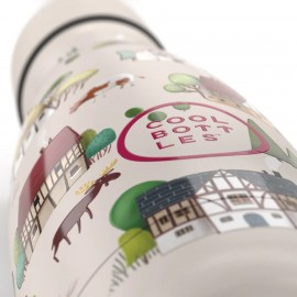 Cool Bottles - Ανοξέιδωτο Μπουκάλι Θερμός Tudor Village 350ml Cool Bottles - Ανοξέιδωτο Μπουκάλι Θερμός Tudor Village 350ml