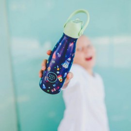 Cool Bottles - Ανοξέιδωτο Μπουκάλι Θερμός Space Rockets 260ml Cool Bottles - Ανοξέιδωτο Μπουκάλι Θερμός Space Rockets 260ml