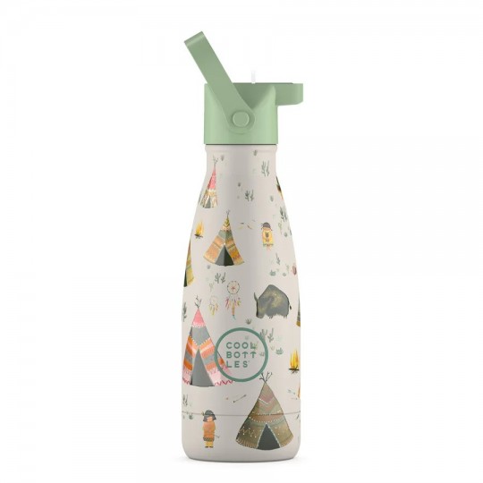 Cool Bottles - Ανοξέιδωτο Μπουκάλι Θερμός Indian Tribe 260ml Cool Bottles - Ανοξέιδωτο Μπουκάλι Θερμός Indian Tribe 260ml