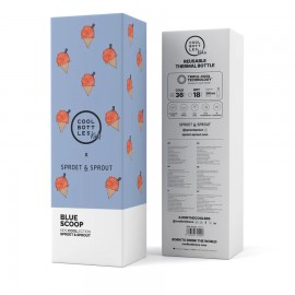 Cool Bottles - Ανοξέιδωτο Μπουκάλι Θερμός Blue Scoop 350ml