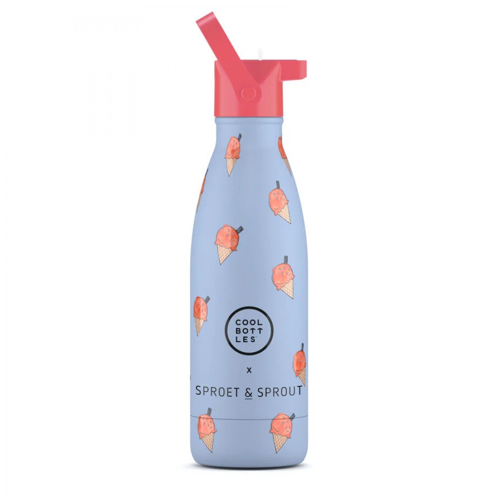 Cool Bottles - Ανοξέιδωτο Μπουκάλι Θερμός Blue Scoop 350ml