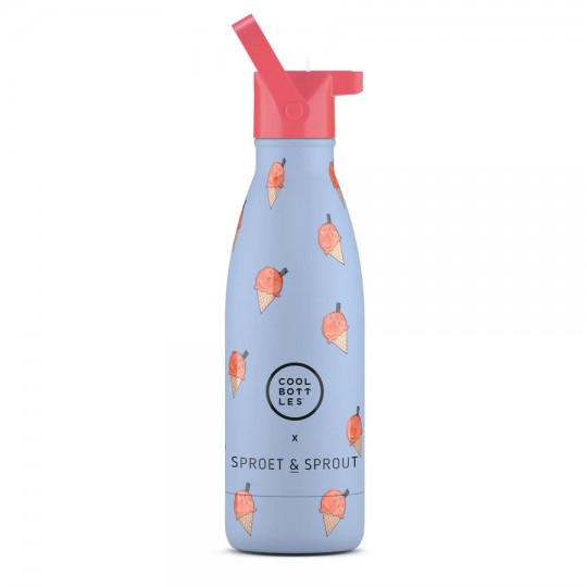 Cool Bottles - Ανοξέιδωτο Μπουκάλι Θερμός Blue Scoop 350ml