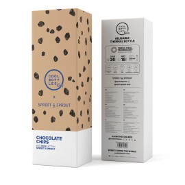 Cool Bottles - Ανοξέιδωτο Μπουκάλι Θερμός Chocolate Chips 350ml
