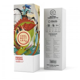 Cool Bottles - Ανοξέιδωτο Μπουκάλι Θερμός Knight Legend 350ml