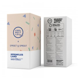 Cool Bottles - Παιδικό Παγούρι Θερμός Kiddies Sprinkles Land 350ml