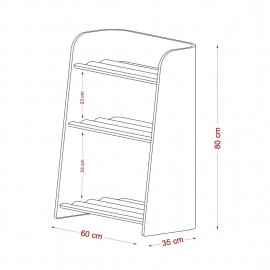 Curve Lab - Βιβλιοθήκη Curvy 60 x 35 x 80cm