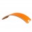 Curve Lab - Ξύλινη Σανίδα Ισορροπίας Perfect Arc Dark Orange Felt + Dark Orange Felt Pillow