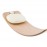 Curve Lab - Ξύλινη Σανίδα Ισορροπίας Perfect Arc White Felt + White Felt Pillow