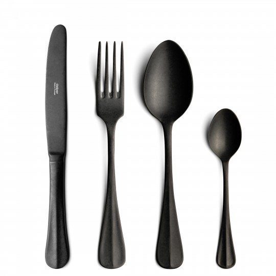 Dalper - Σετ Μαχαιροπίρουνα BAGUETTE Vintage Black 24τμχ