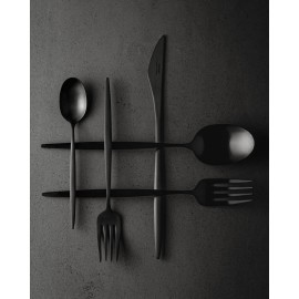 Dalper - Σετ Μαχαιροπίρουνα COSMOS Matt Black 24τμχ