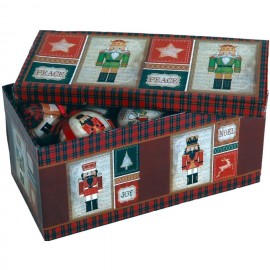 Σετ 14 Τεμαχίων Πλαστικές Μπάλες Καρυοθράυστης Σε Κουτί