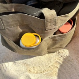 Ekobo - Παγούρι Tritan Slim 350ml Ivory/Mimosa