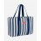 Flamingueo - Canvas Tote Bag με Εσωτερική Θήκη Delma Blue