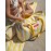 Flamingueo - Canvas Tote Bag με Εσωτερική Θήκη Delma Yellow