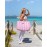 Flamingueo - Canvas Tote Bag με Εσωτερική Θήκη Delma Pink