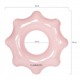 Flamingueo - Φουσκωτό Donut Με Glitter Festa Wavy Floatie Pink