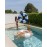 Flamingueo - Φουσκωτό Donut Σωσίβιο 110cm Lina Floatie Navy Blue