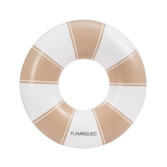 Flamingueo - Φουσκωτό Donut Σωσίβιο 110cm Lina Floatie Beige